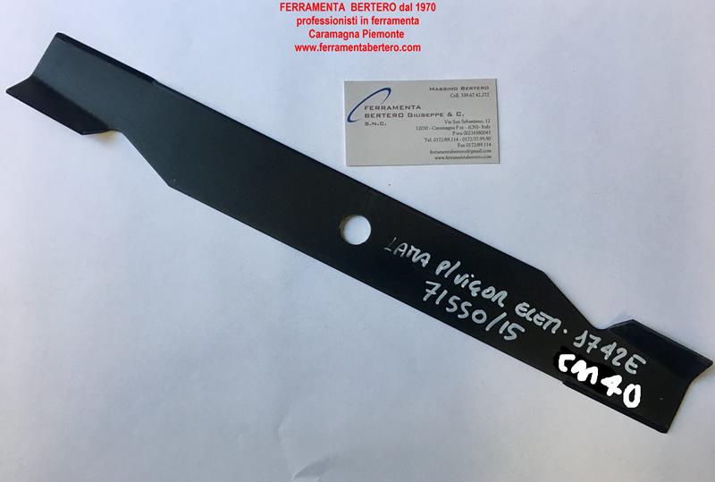 lama ricambio per vigor 1742 E cm 40 tagliaerba
